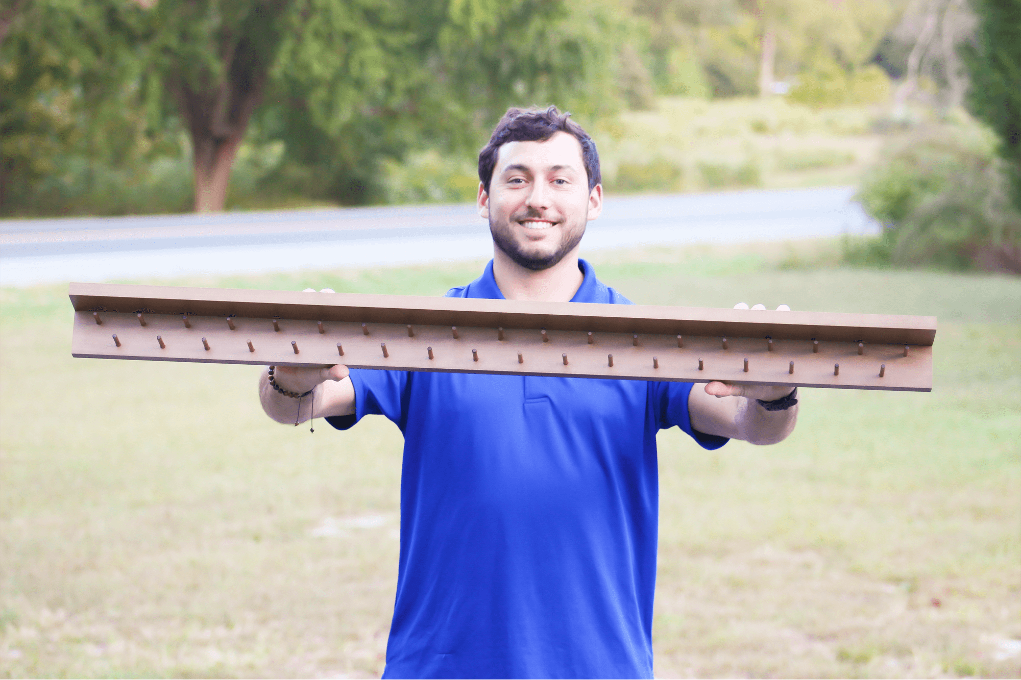trophy shelf and medal hanger display