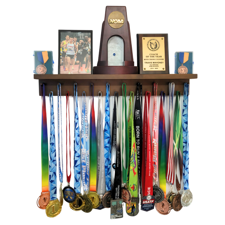 2ft Medal Awards Rack Premier Trophy Shelf- Trophy, Plaque and Medal Display