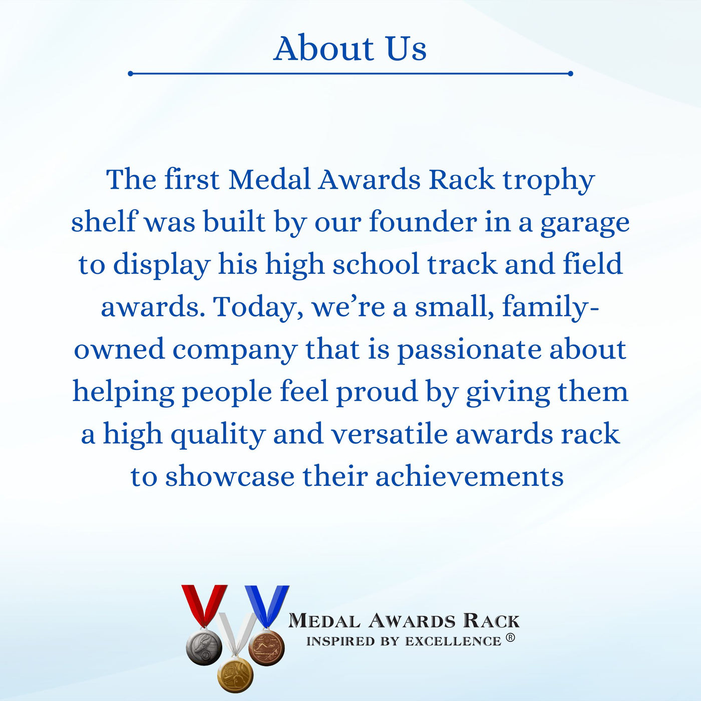 4ft Medal Awards Rack Premier Trophy Shelf- Trophy, Plaque and Medal Display