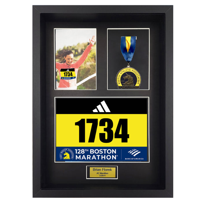 marathon medal display 