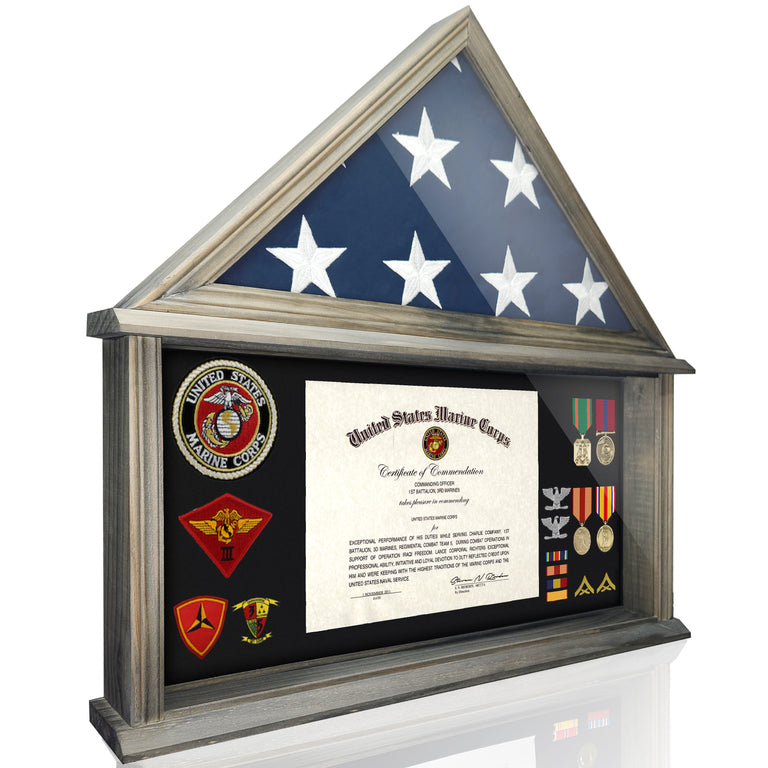 military flag display ideas