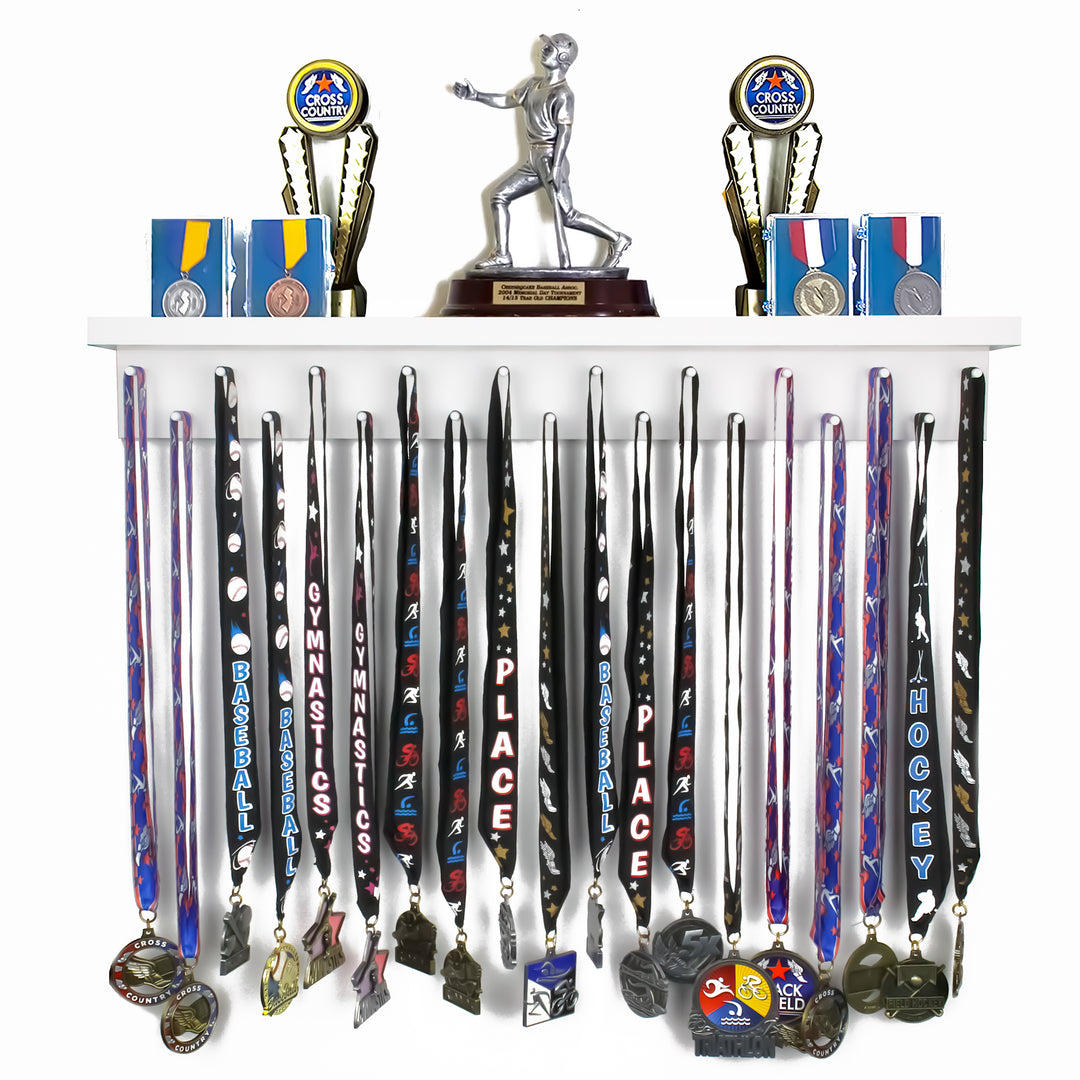 2ft Medal Awards Rack - Premier Trophy Shelf and Medal Display ...