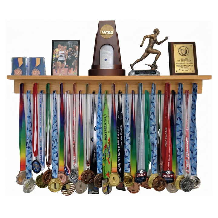 3ft Medal Awards Rack Premier Trophy Shelf- Trophy, Plaque and Medal Display