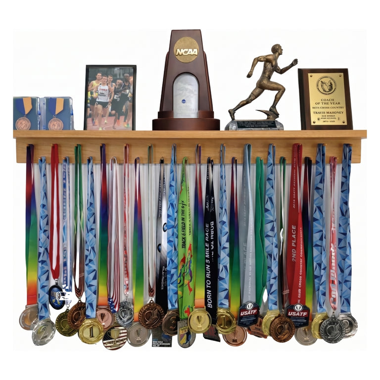 2ft Medal Awards Rack Premier Trophy Shelf- Trophy, Plaque and Medal Display