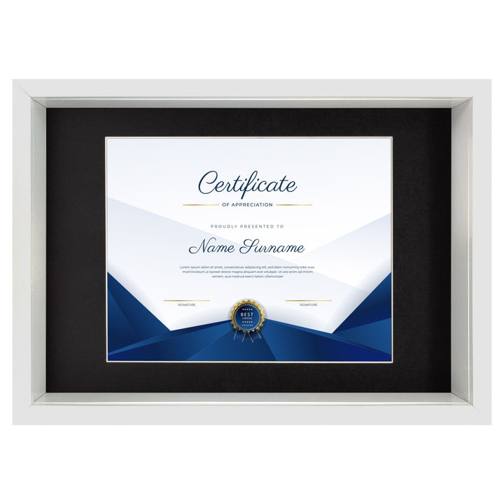 MedalAwardsRack Shadow Box Display- Photo, Diploma, Certificate