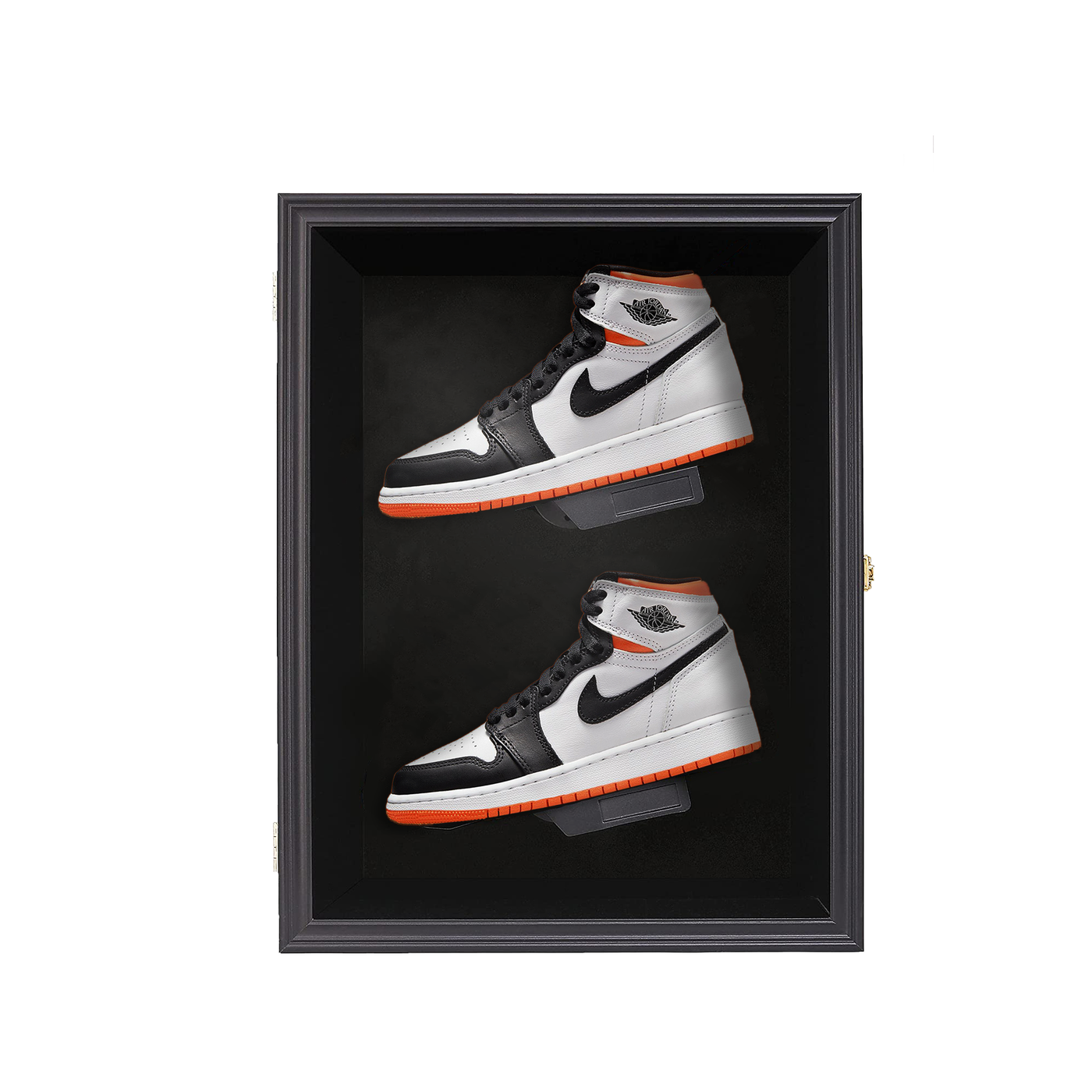 Sports Shoe Display Case- UV Protected Acrylic and Solid Frame Freestanding or Wall-Mounted Shoe Display for Sneakers, Cleats, and More for the Sneakerhead or Sports Enthusiast
