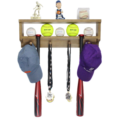 display case for softball and baseball bats